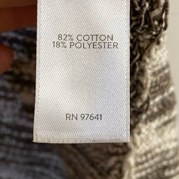 J Jill pure Jill Knit Open-Front Cardigan marled Large - Picture 8 of 8